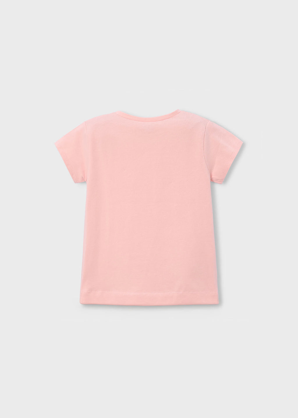 Camiseta básica flor niña