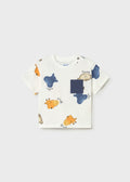 Camiseta m/c estampada