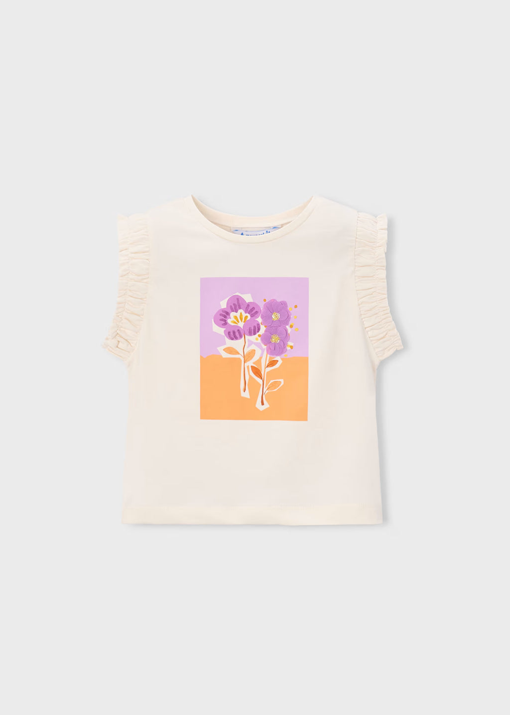 Camiseta Flores Niña