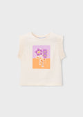Camiseta Flores Niña