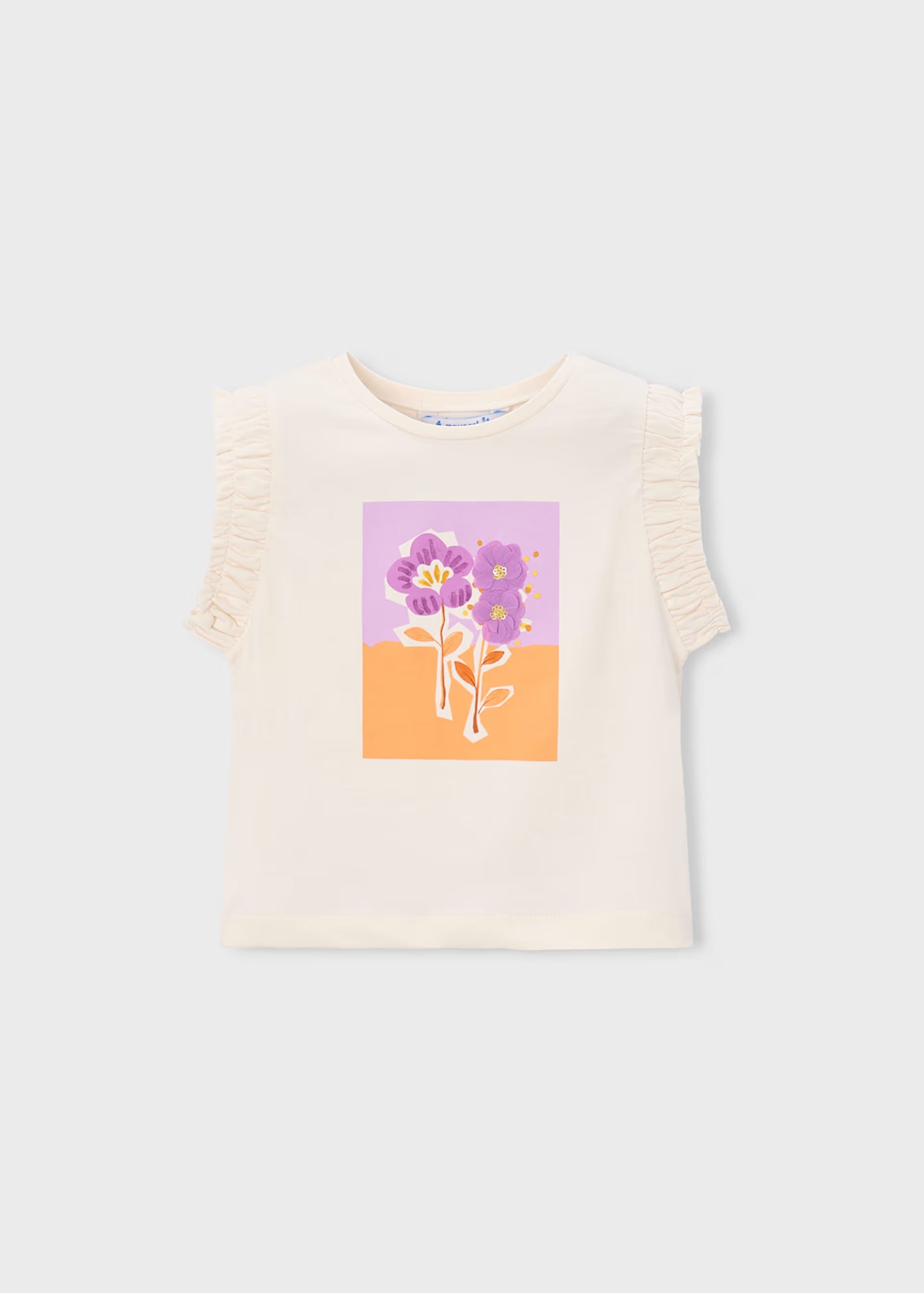 Camiseta Flores Niña