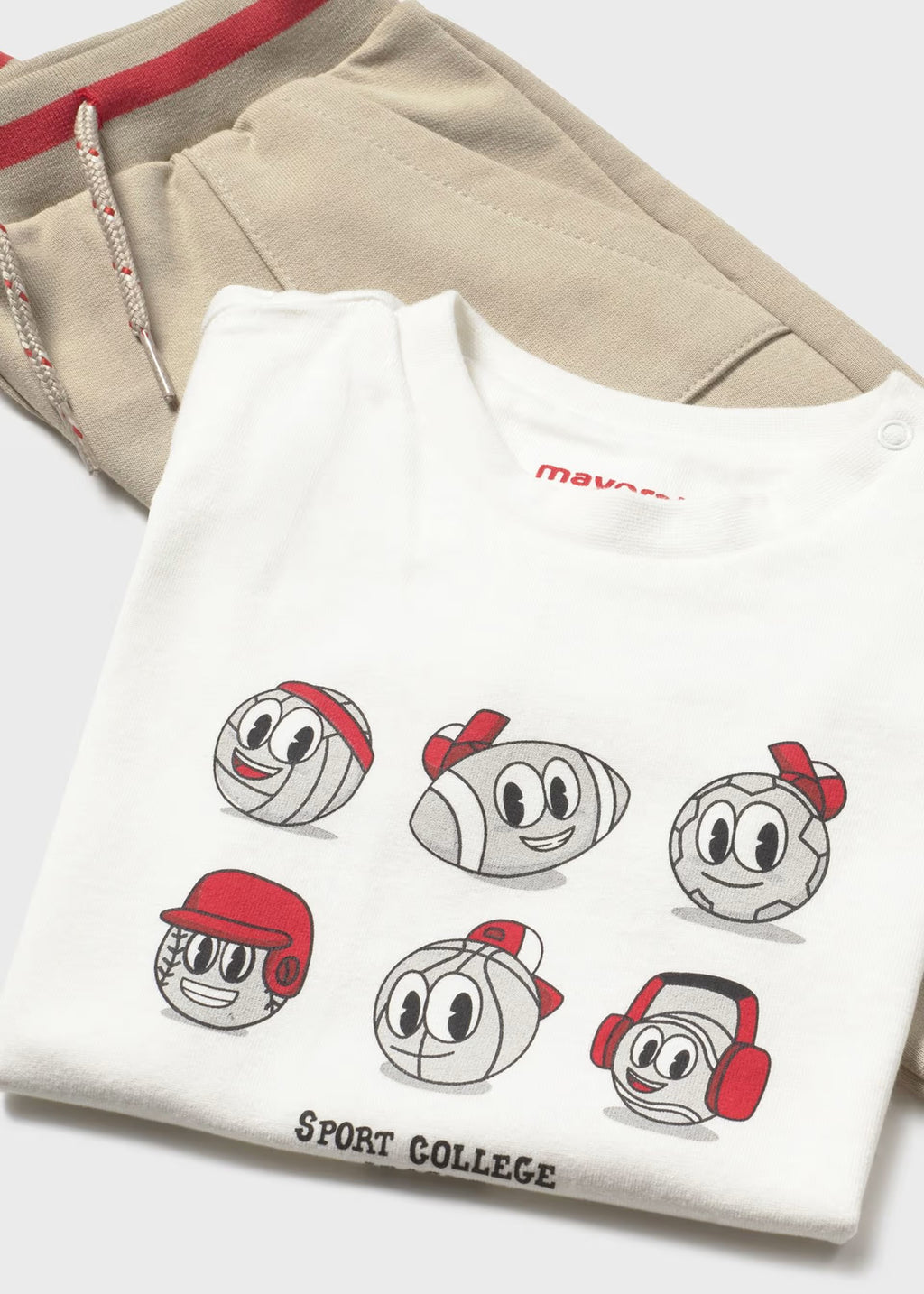 Chándal con camiseta bebé