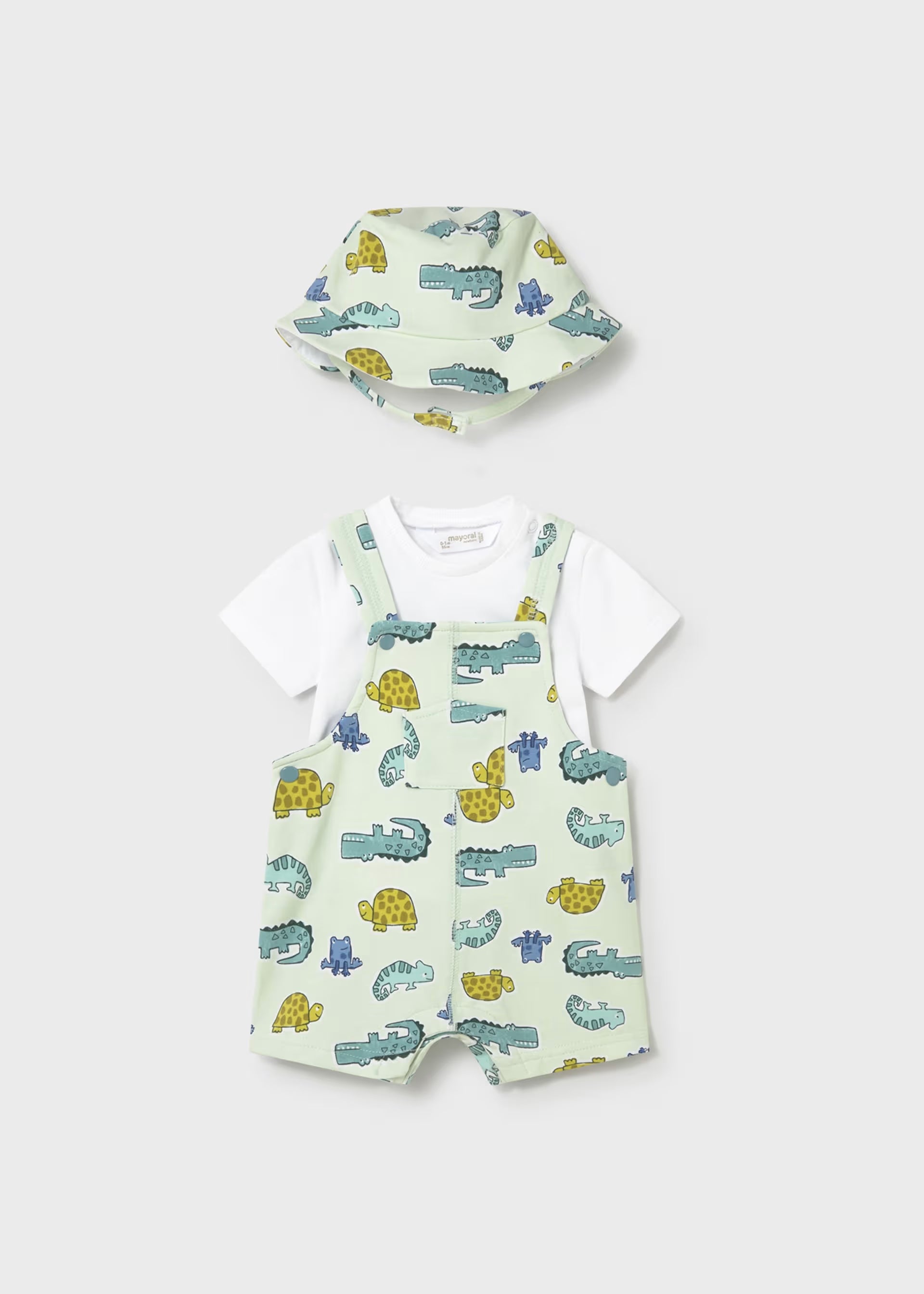 Conjunto 3 piezas con peto