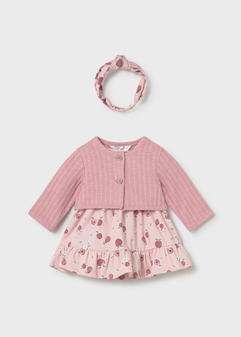 Conjunto 3 piezas con vestido