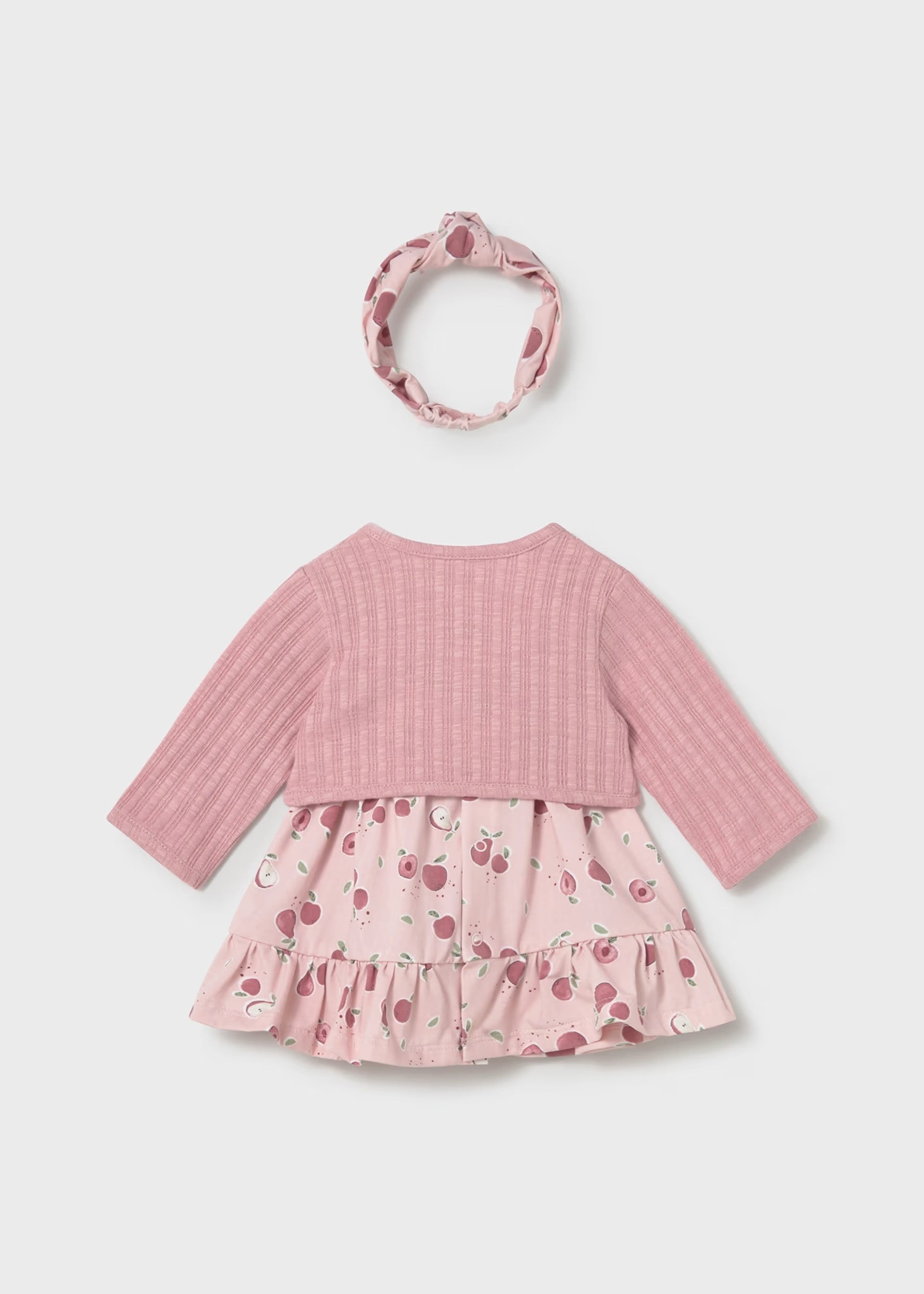 Conjunto 3 piezas con vestido
