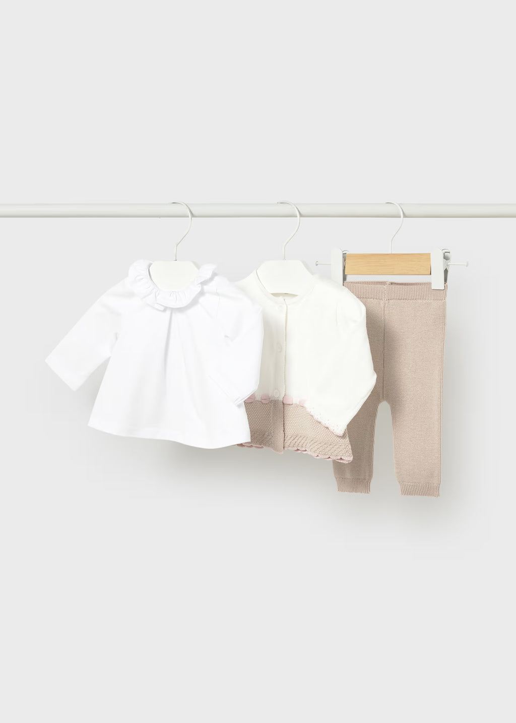 Conjunto 3 piezas tricot