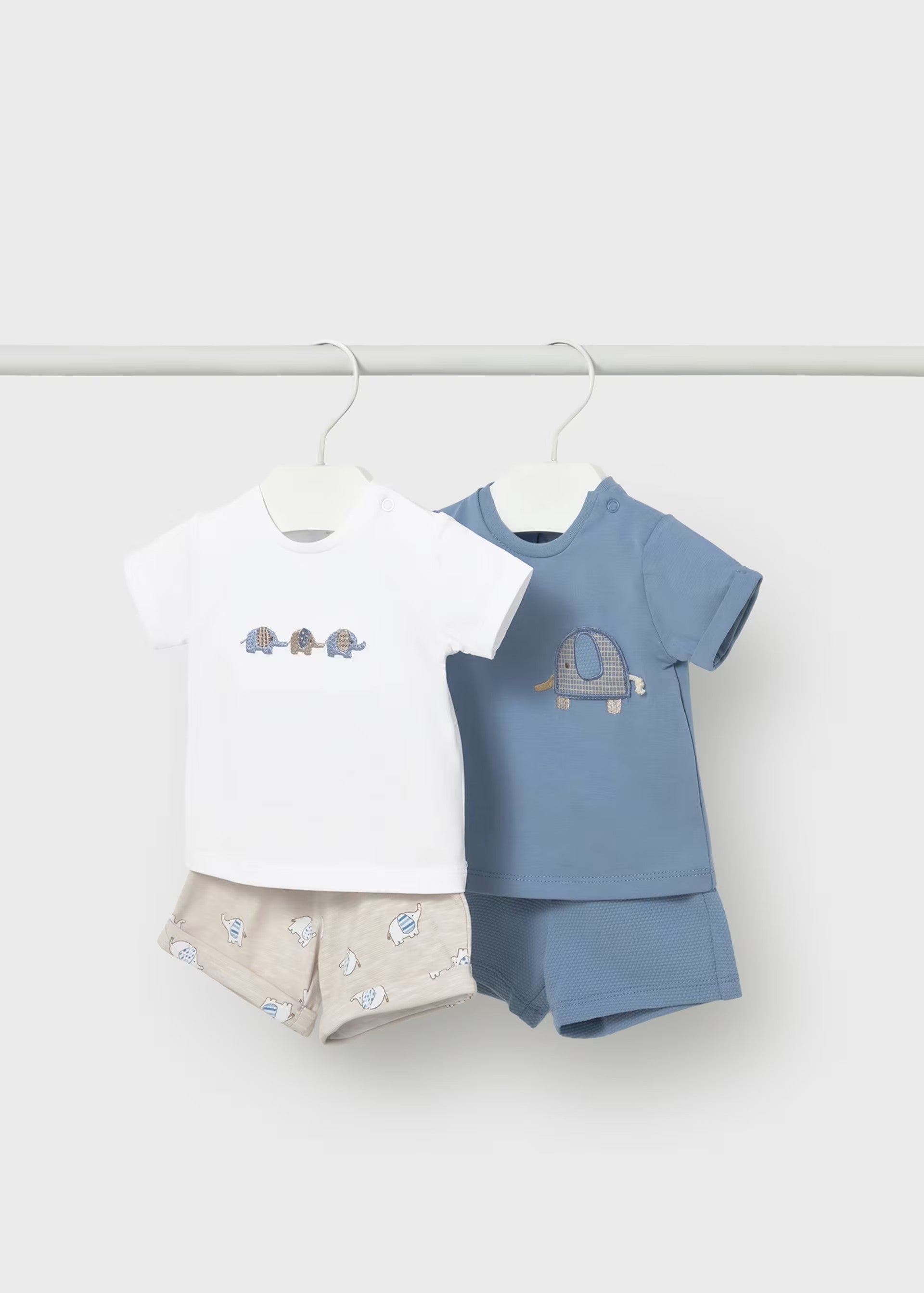 Conjunto 4 piezas pantalón corto