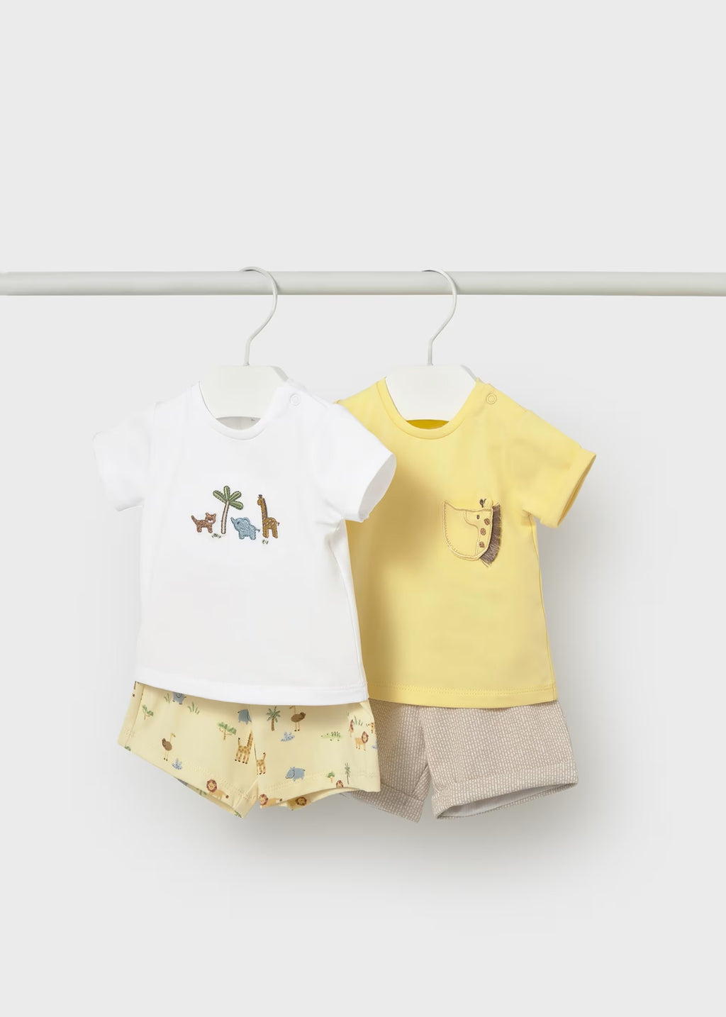 Conjunto 4 piezas pantalón corto