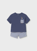 Conjunto bermuda y camiseta bebé