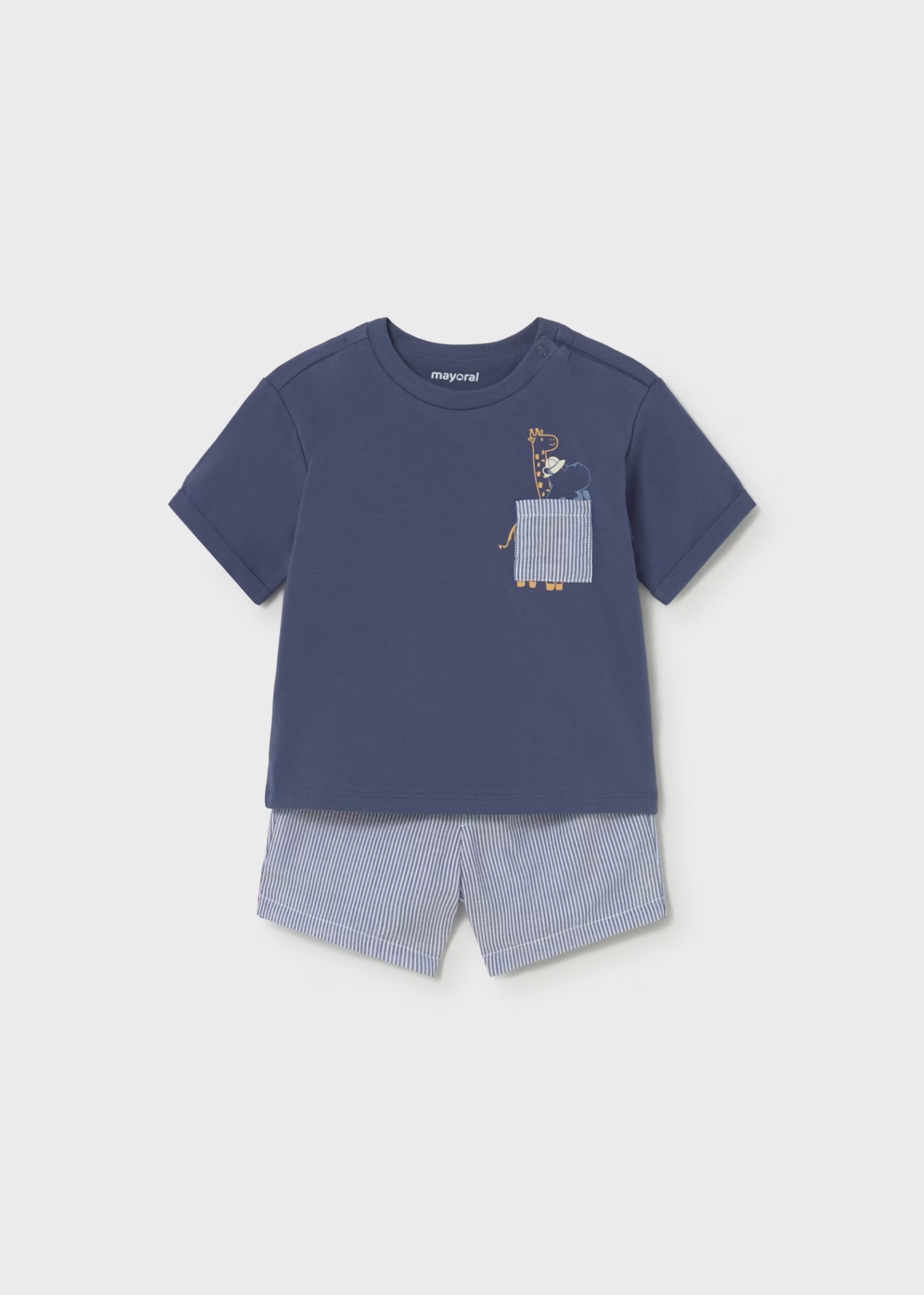 Conjunto bermuda y camiseta bebé