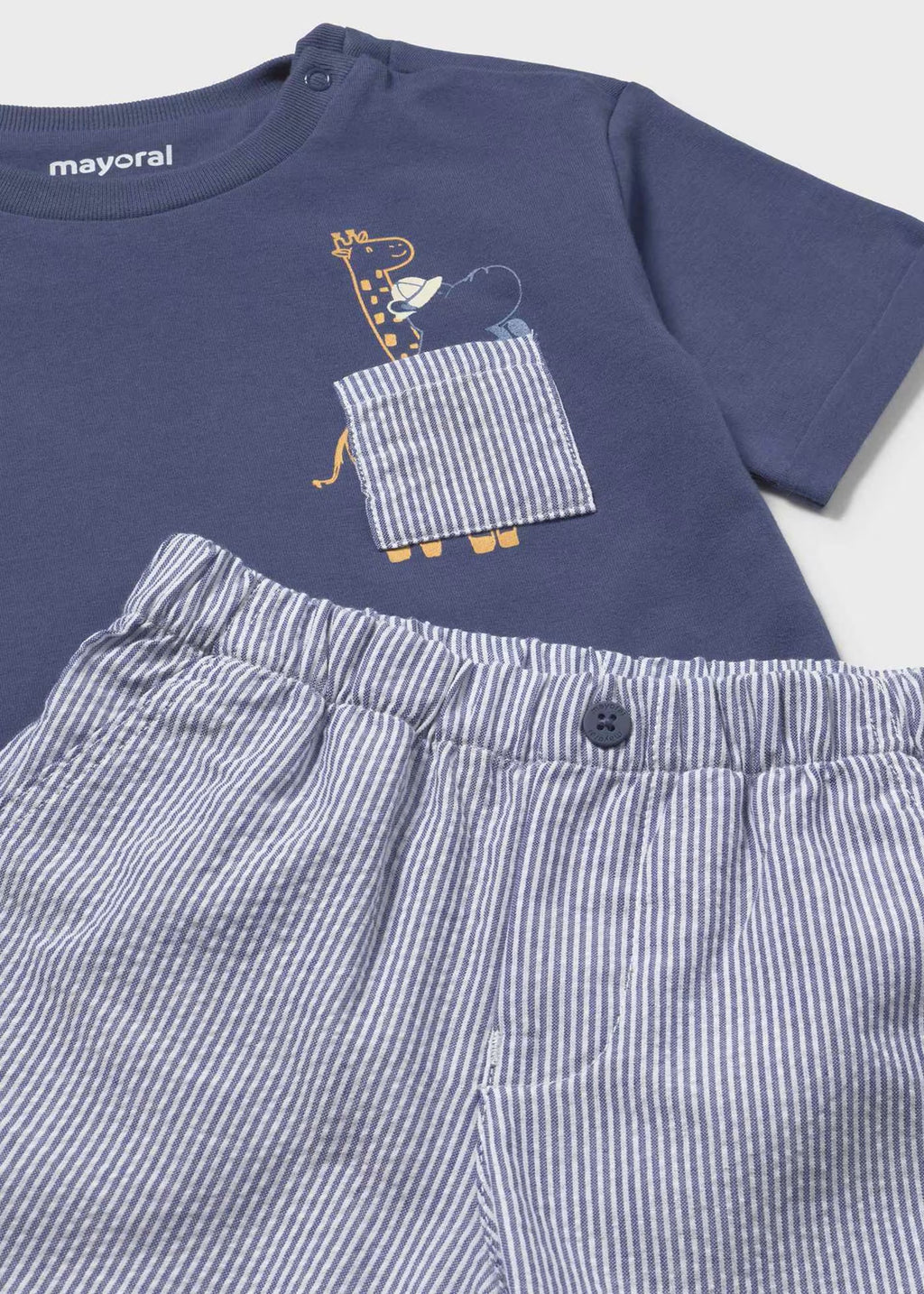 Conjunto bermuda y camiseta bebé