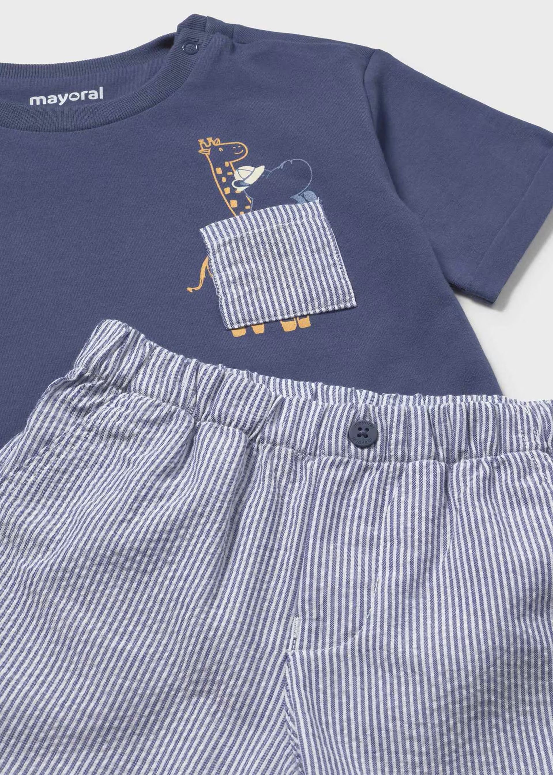 Conjunto bermuda y camiseta bebé