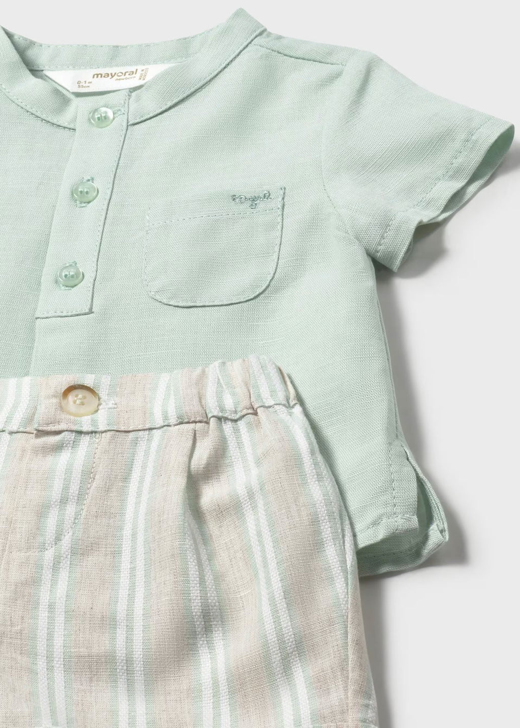 Conjunto pantalón corto y camisa