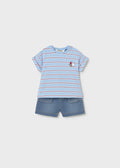 Conjunto pantalón corto y camiseta