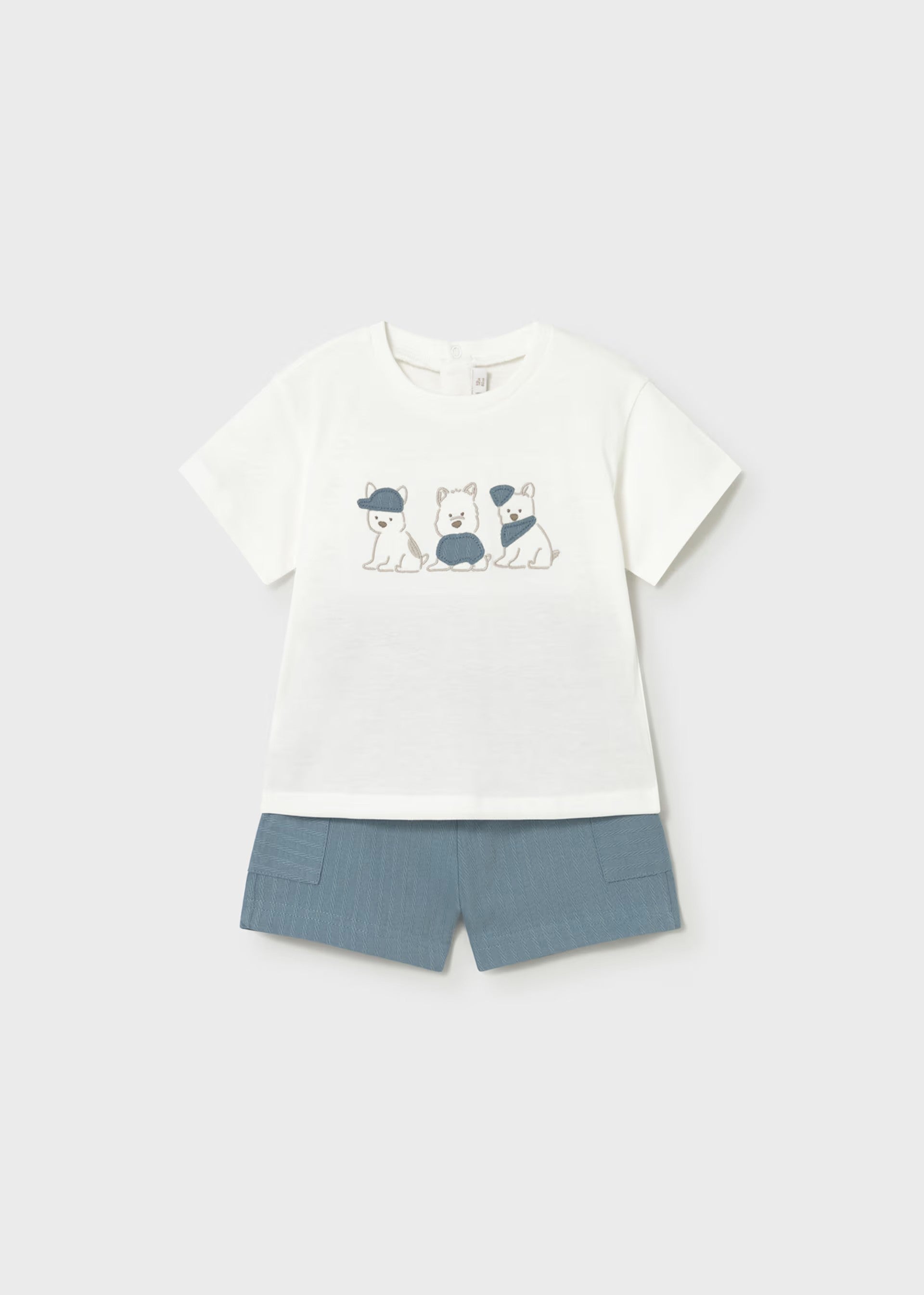 Conjunto pantalón y camiseta animalitos