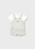 Conjunto peto rayas y camiseta