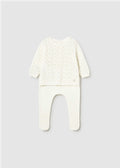 Conjunto polaina y jersey tricot