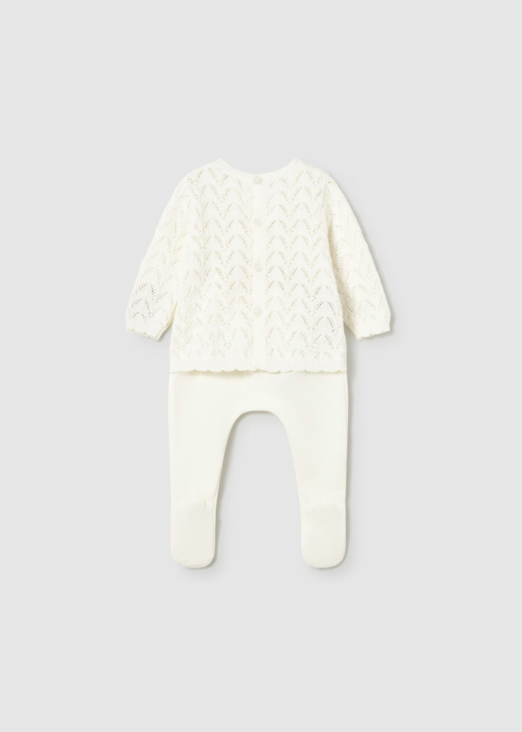Conjunto polaina y jersey tricot