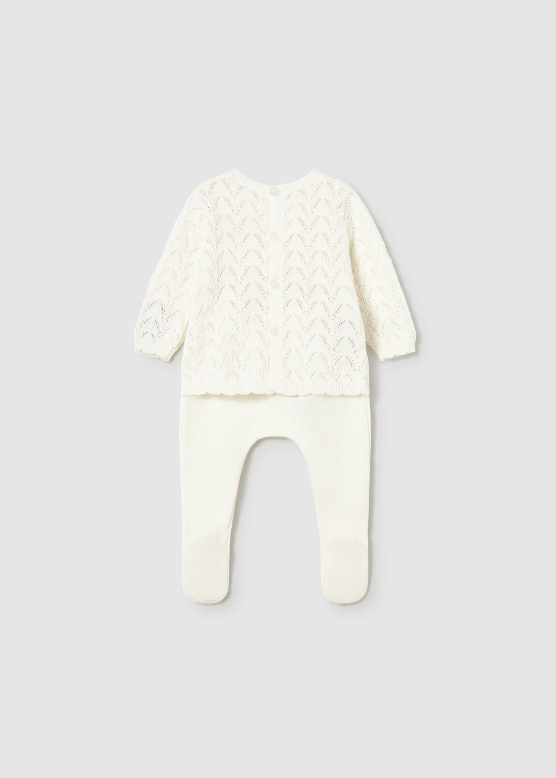 Conjunto polaina y jersey tricot