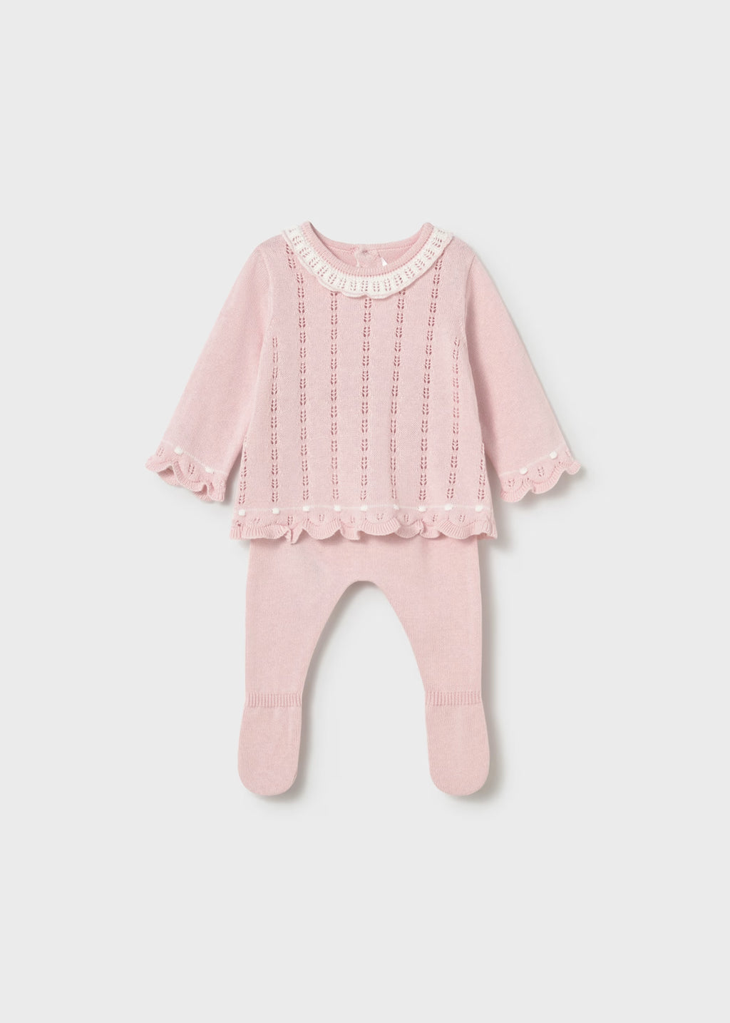 Conjunto polaina y jersey tricot