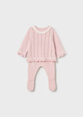 Conjunto polaina y jersey tricot