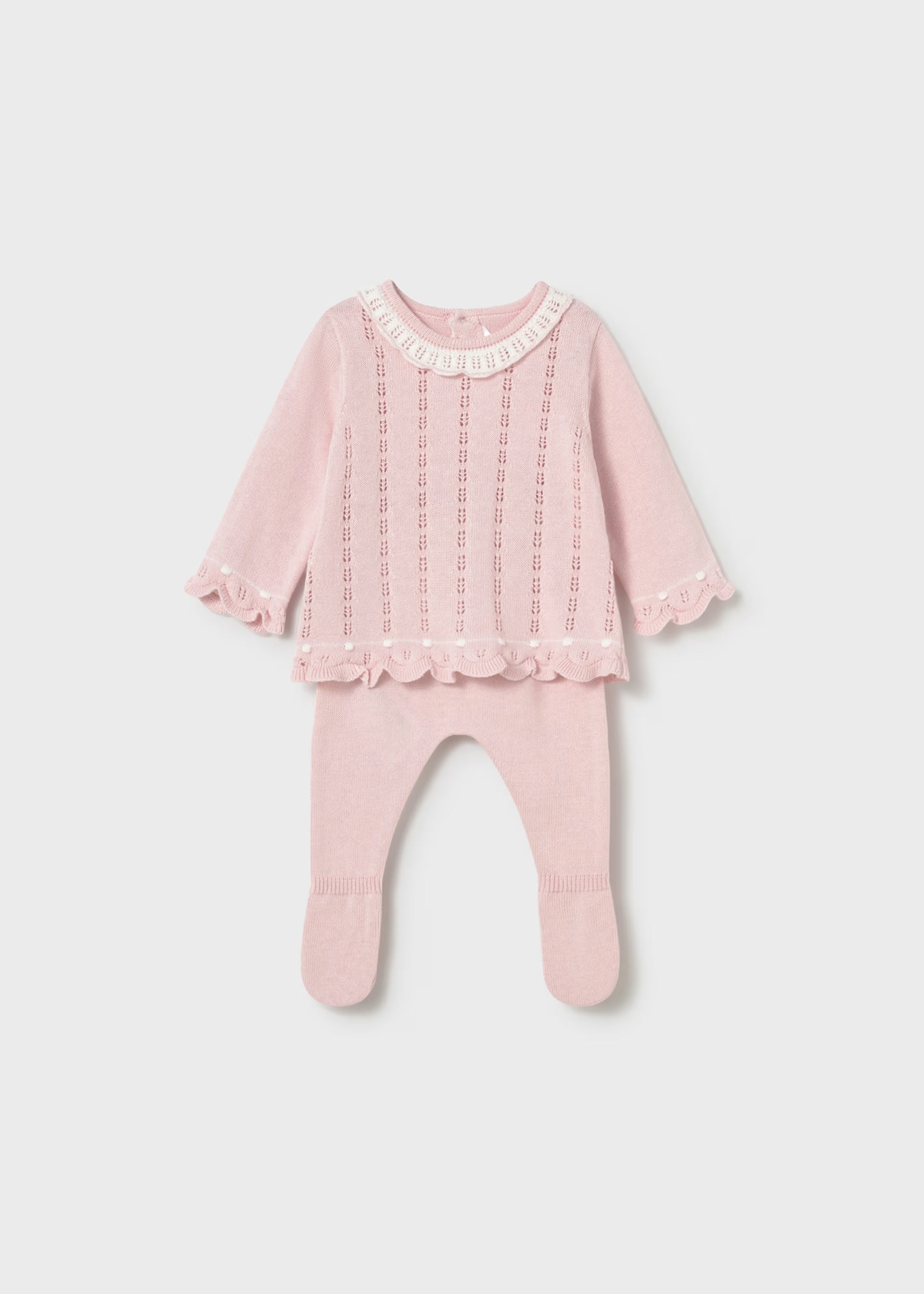 Conjunto polaina y jersey tricot