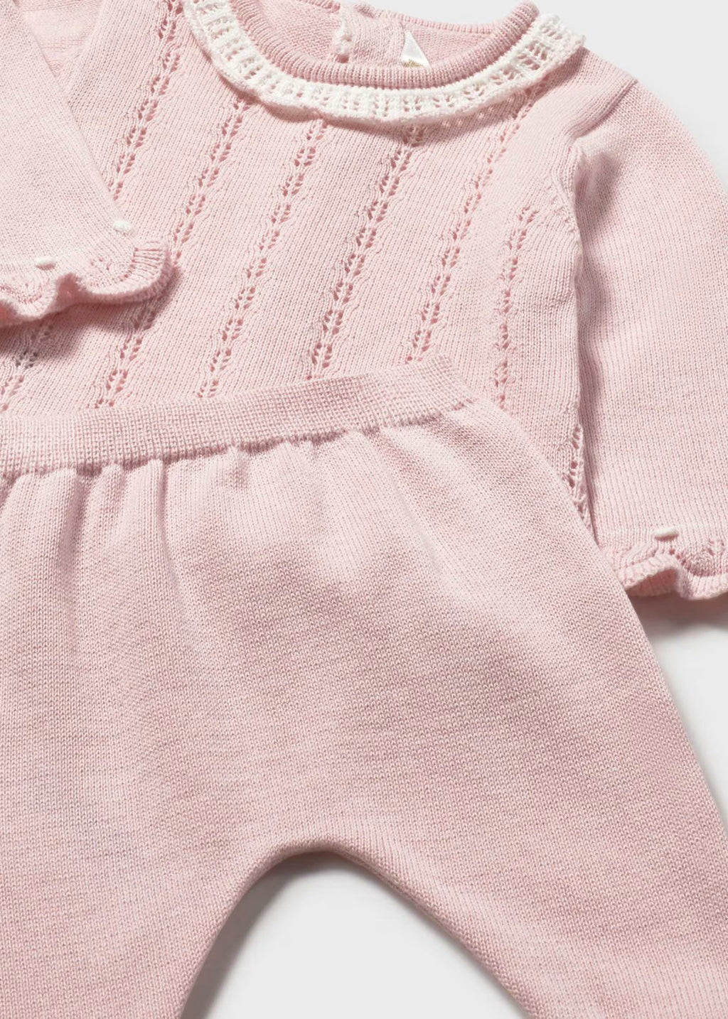 Conjunto polaina y jersey tricot