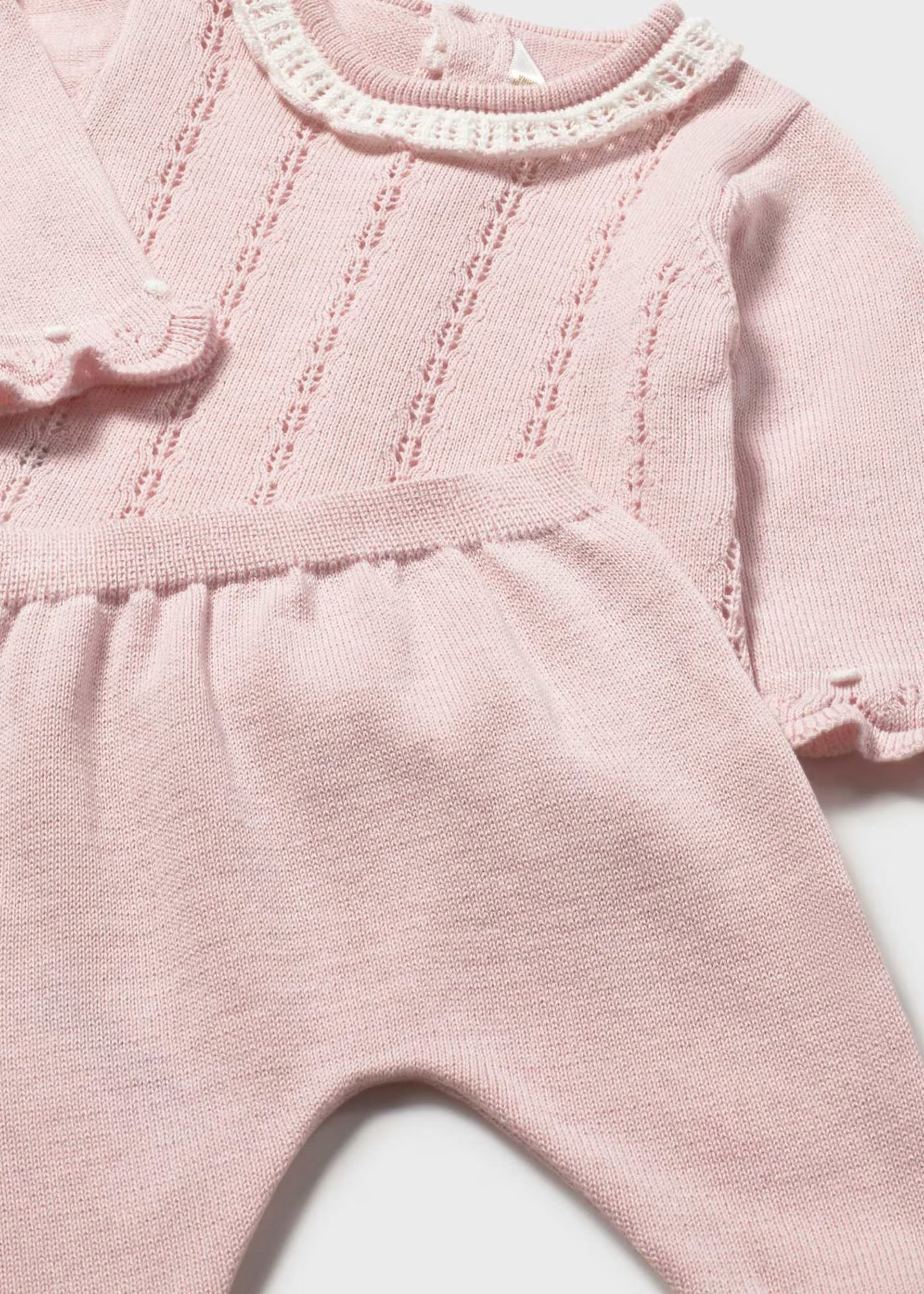 Conjunto polaina y jersey tricot