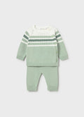 Conjunto polaina y jersey tricot