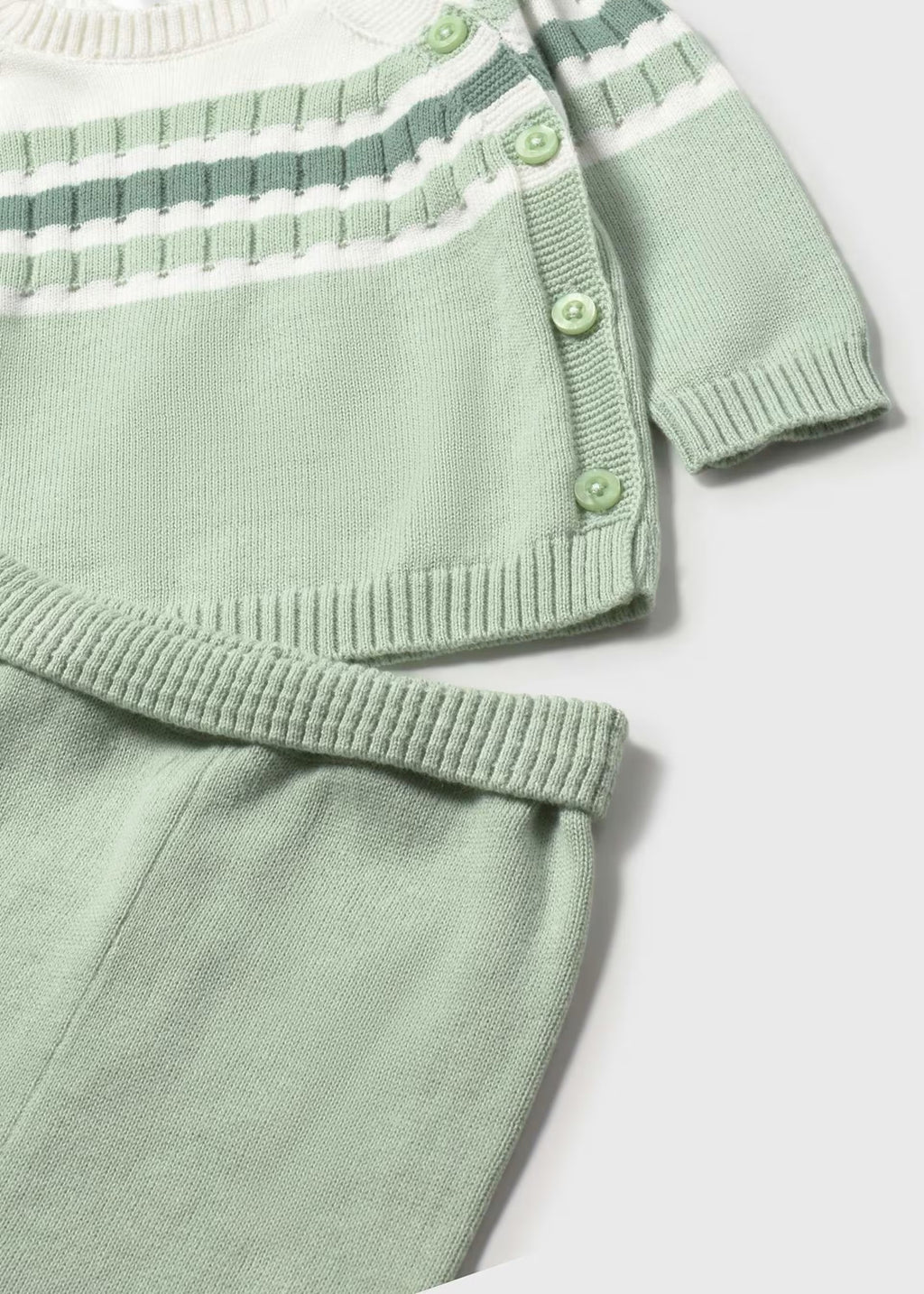 Conjunto polaina y jersey tricot