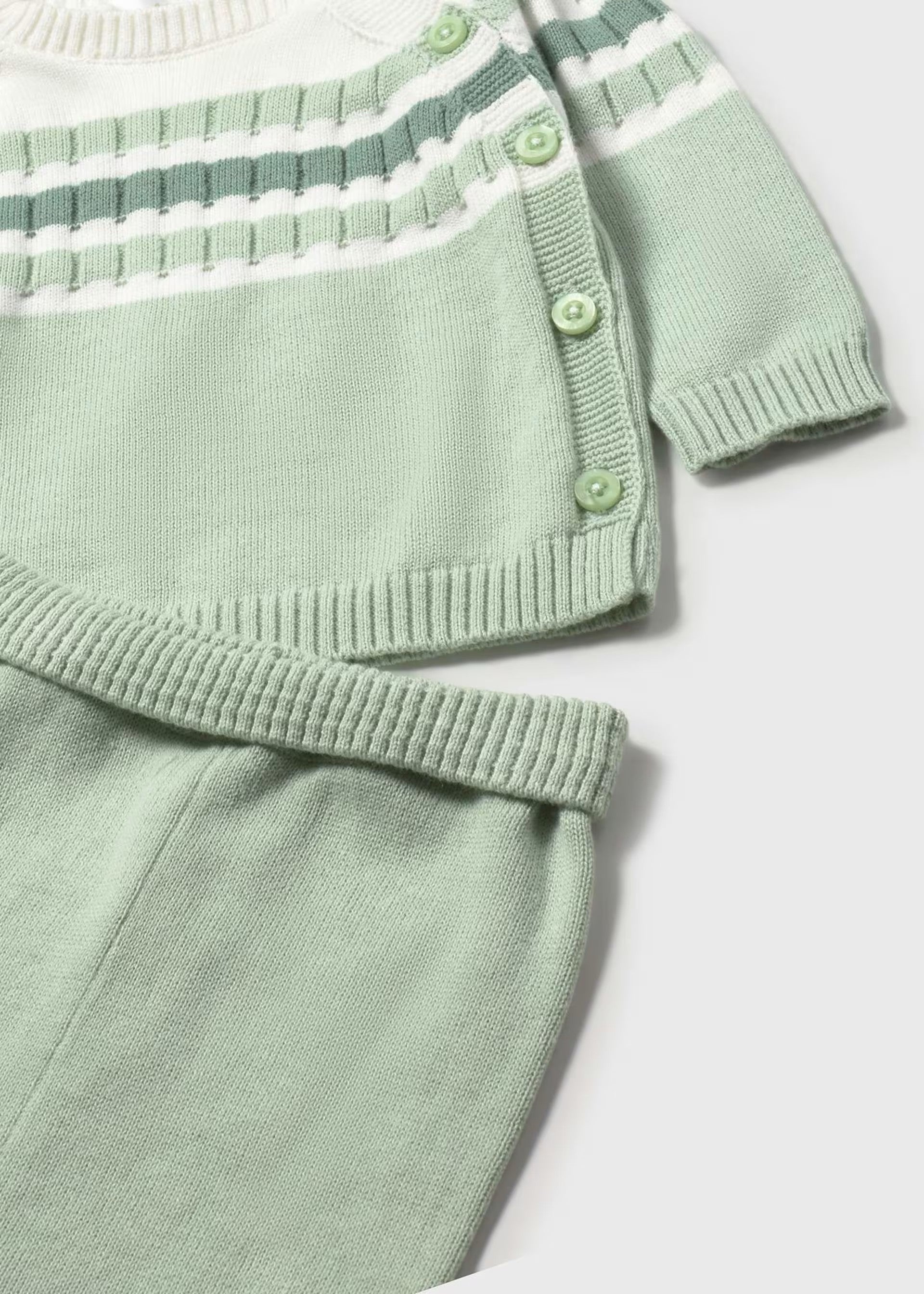 Conjunto polaina y jersey tricot