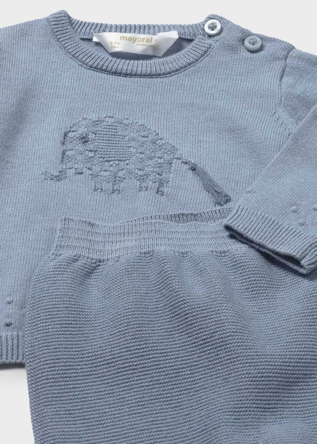 Conjunto polaina y jersey tricot