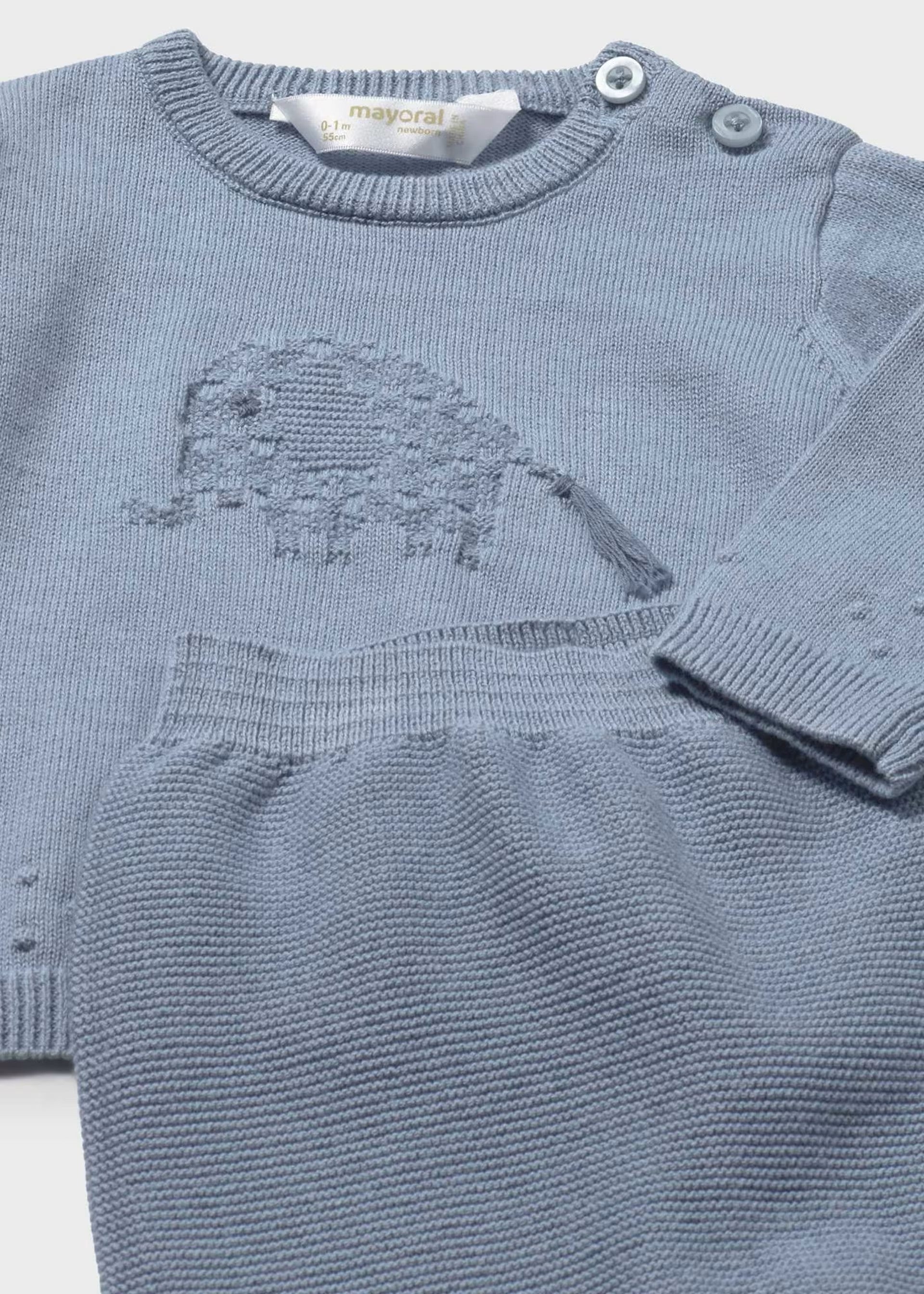 Conjunto polaina y jersey tricot
