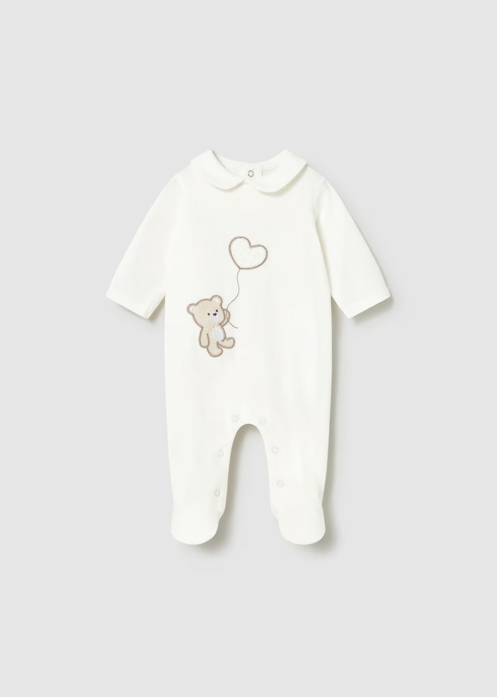 Pijama osito bordado