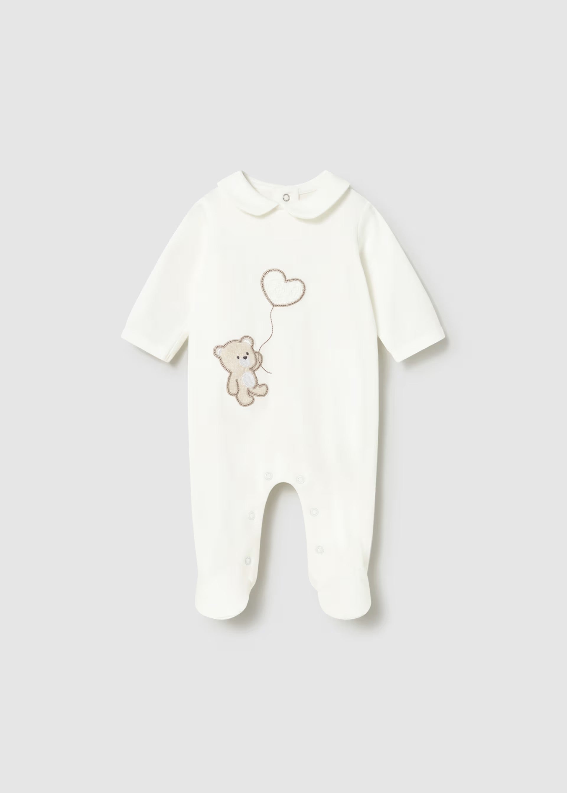 Pijama osito bordado