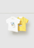 Set 2 camisetas estampadas