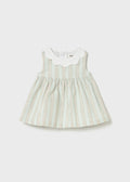 Vestido rayas lino