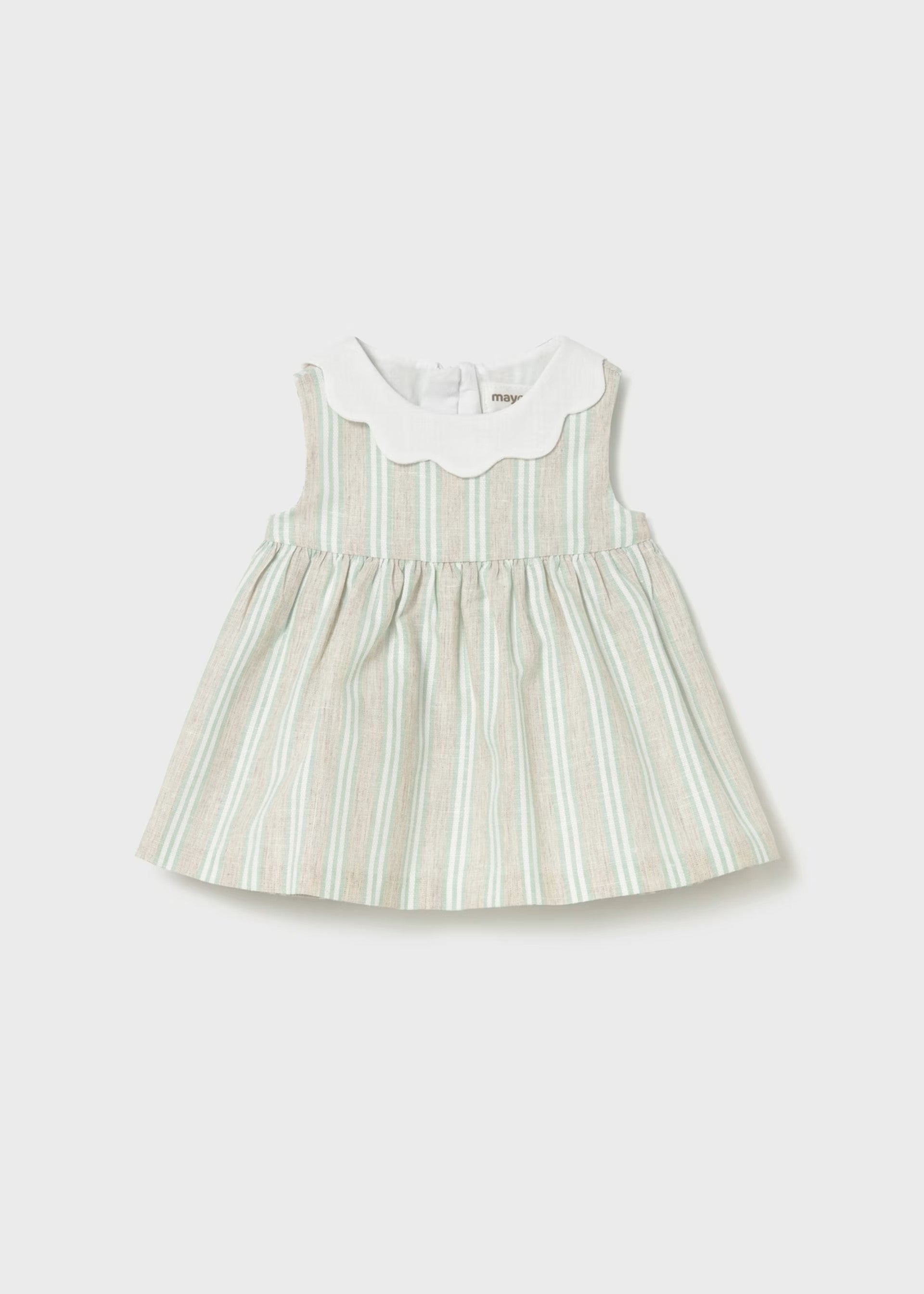 Vestido rayas lino