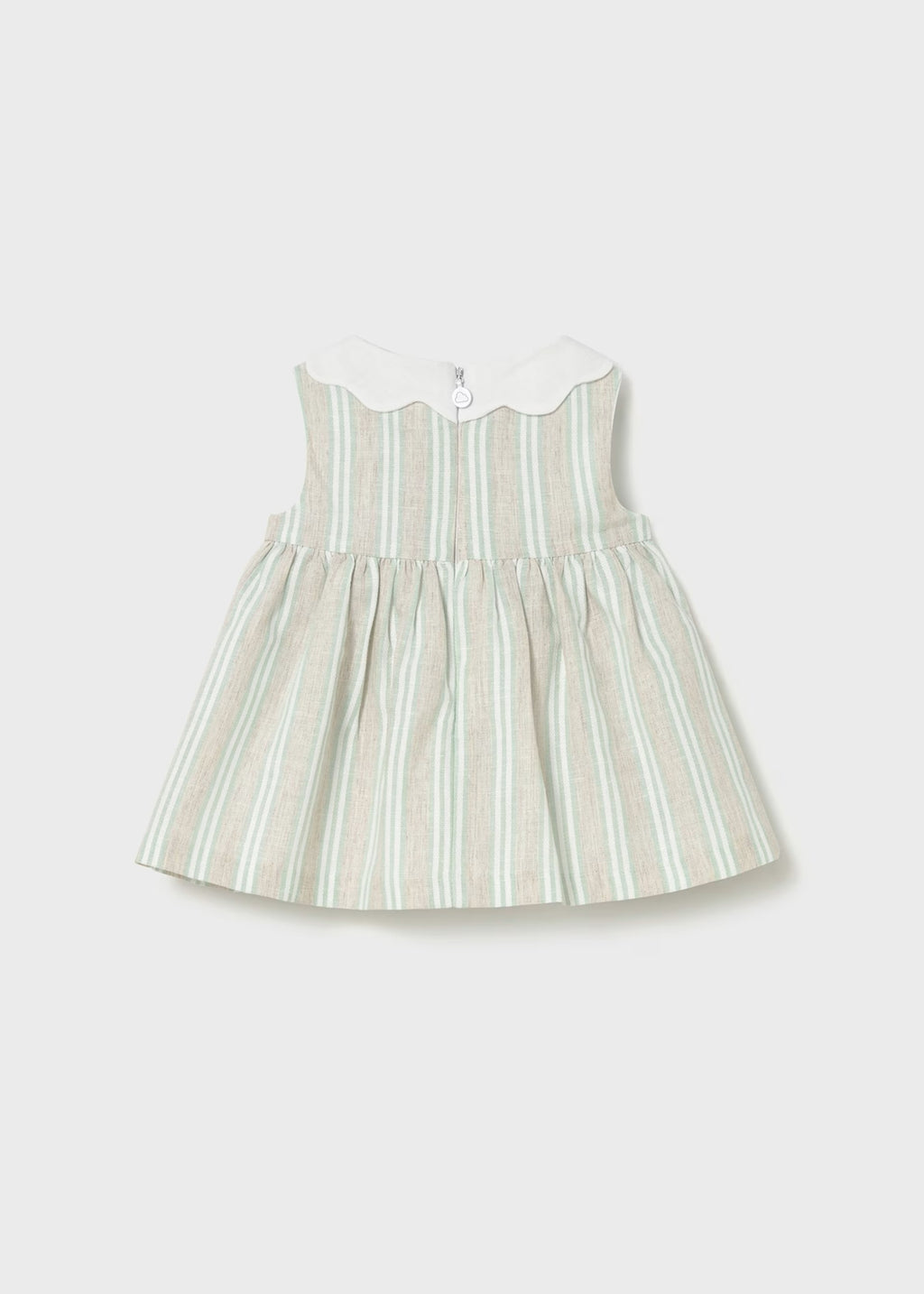 Vestido rayas lino