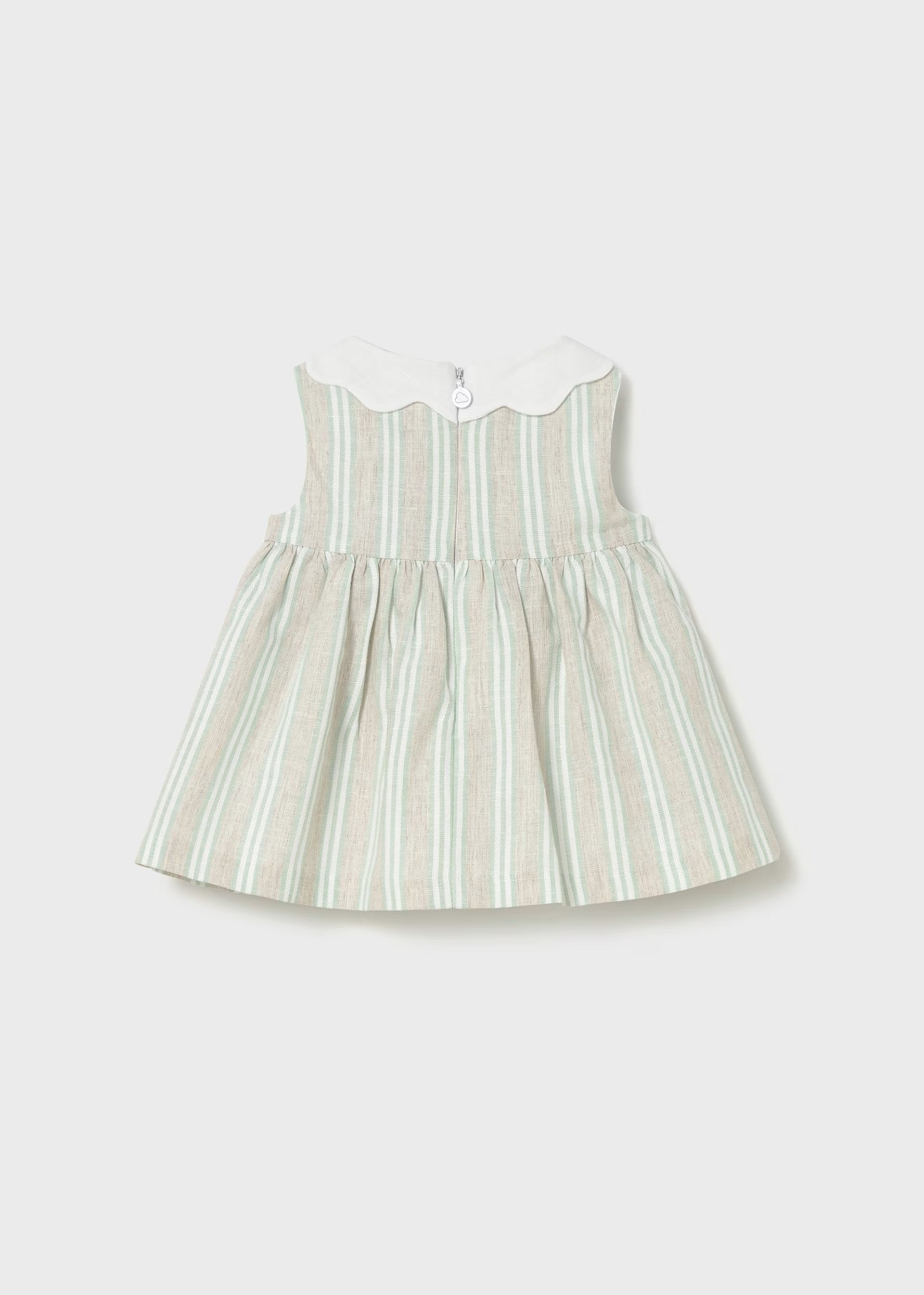 Vestido rayas lino