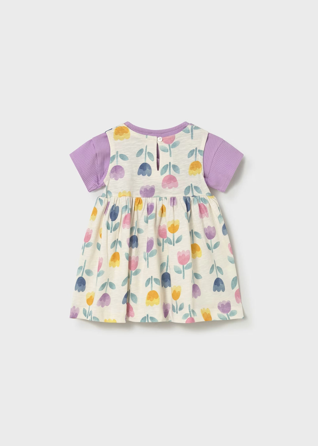 Vestido estampado con chaqueta