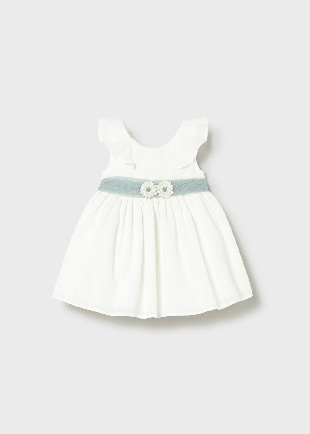 Vestido tul con fajín bebé
